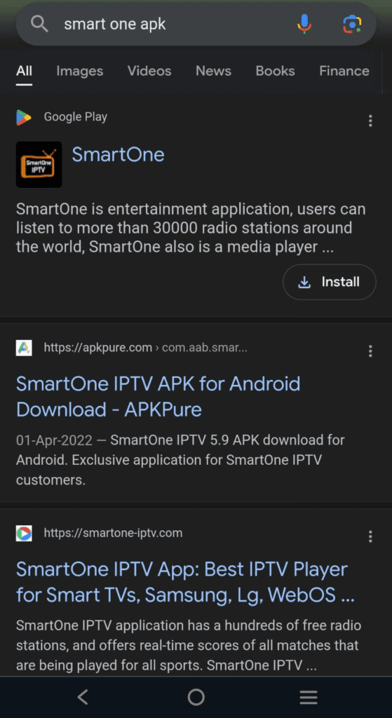 browse smartone apk