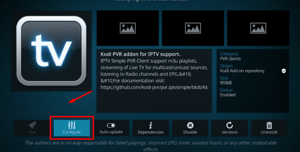 configure pvr